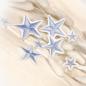 Preview: Mini Applikation gestickte Sterne 3er oder 5er Set  /  zum aufbügeln / Aufnäher  für DIY , Taschen, Schultüten, Kissen u.v.m.