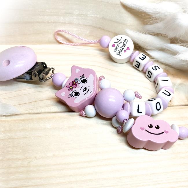 Schnullerkette Fuchsmädchen kleine Prinzessin