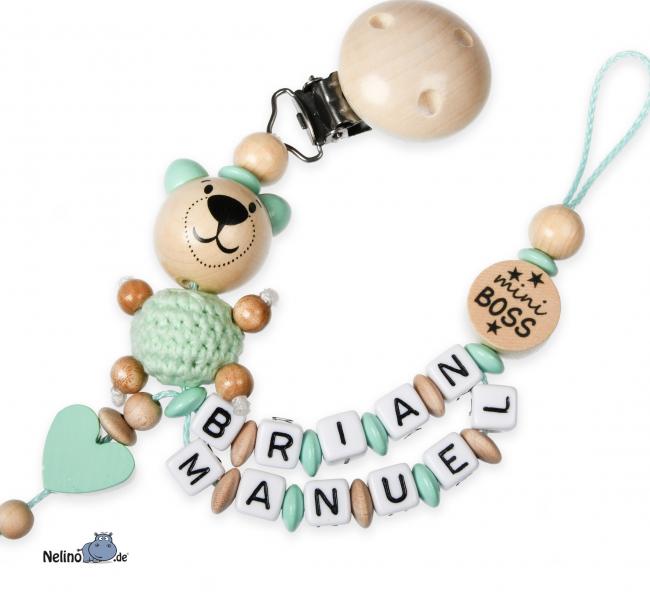 3D Bärchen "mini Boss" für Doppelnamen