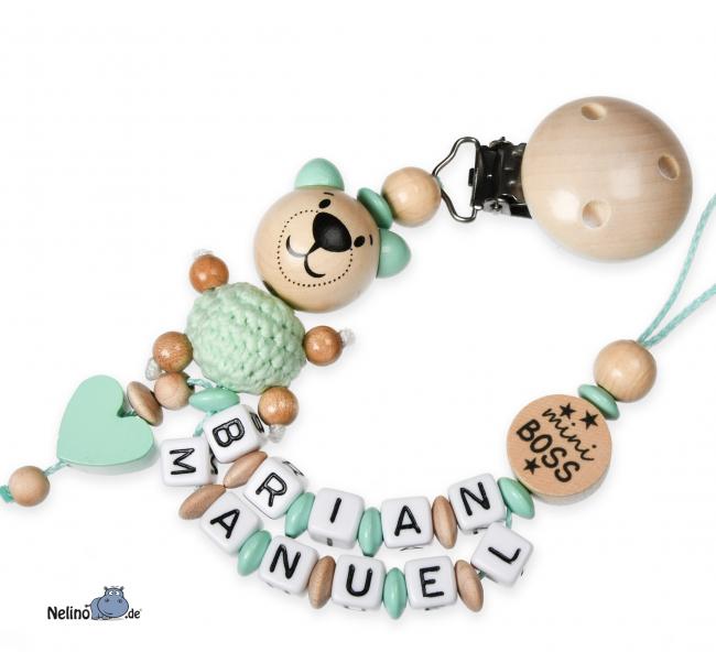 3D Bärchen "mini Boss" für Doppelnamen