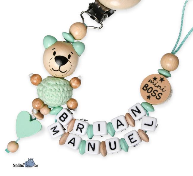 3D Bärchen "mini Boss" für Doppelnamen