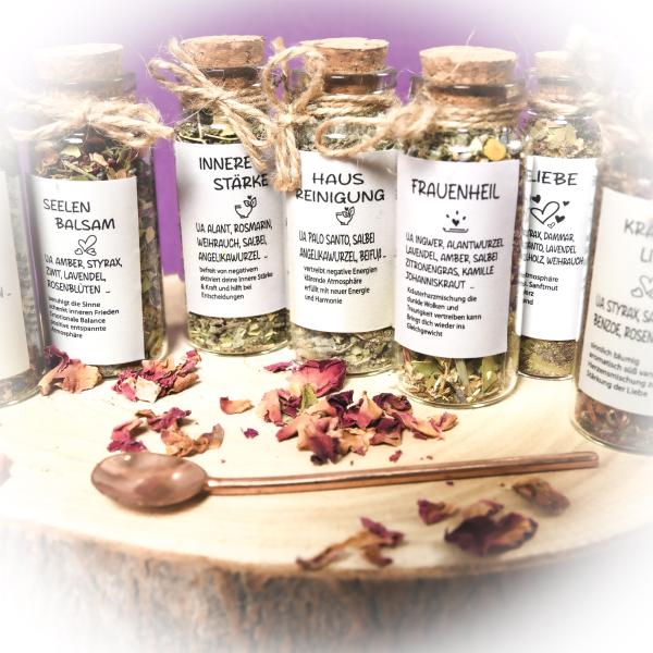 Räuchermischungen Kräutermagie Räuchermagie verschiedene Sorten