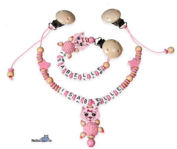 Kinderwagenkette inkl. Schnullerkette als Set