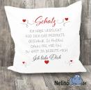 Kissen "Schatz Ich liebe Dich "