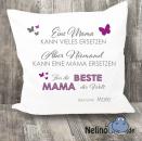 Kissen Beste Mama mit Personalisierung