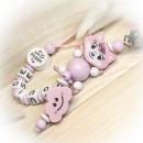 Schnullerkette Fuchsmädchen kleine Prinzessin