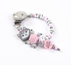 Schnullerkette kleine Prinzessin mit Fuchs